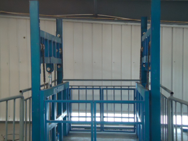 導(dǎo)軌式升降貨梯修理需要注意哪些(圖2) \